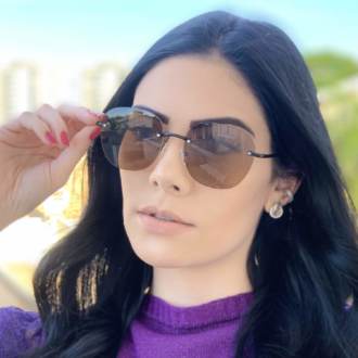 safine com br oculos de sol redondo marrom summer 3