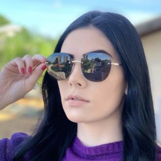 safine com br oculos de sol redondo preto summer 1