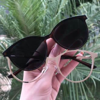 safine com br oculos 2 em 1 gatinho marrom cleo
