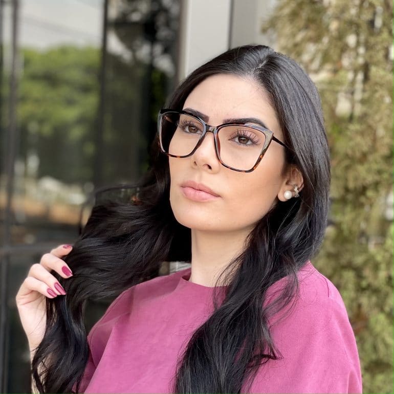 Óculos 2 em 1 Gatinho Tartaruga Ana