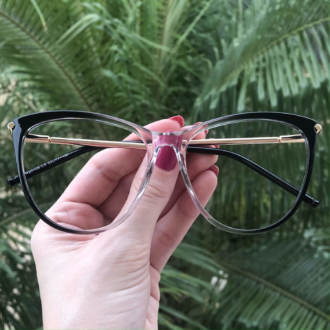 safine com br oculos de grau gatinho cinza doris