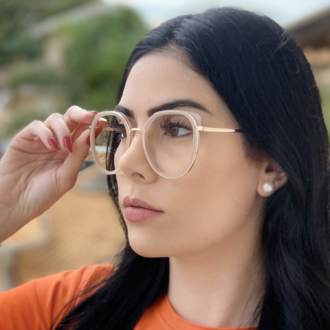 safine com br oculos de grau redondo nude bea 2 0