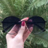 safine com br oculos de sol aviador preto com colorido lana