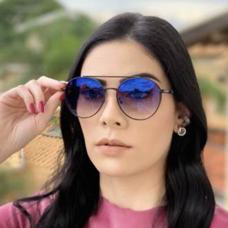 safine com br oculos de sol aviador preto com colorido lana 2
