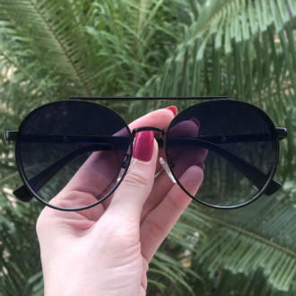 safine com br oculos de sol aviador preto com colorido lana