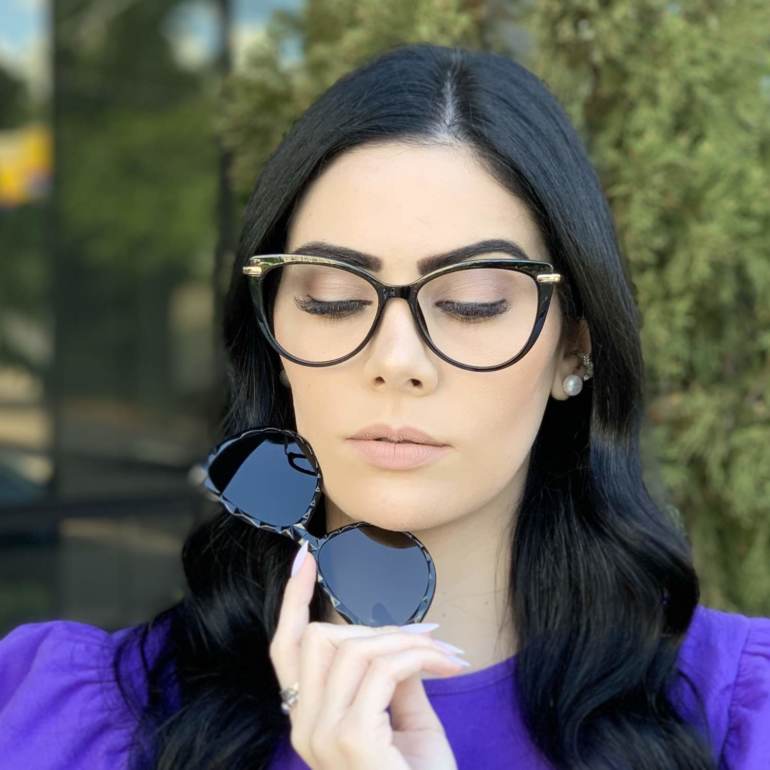 safine com br oculos 2 em 1 gatinho preto lia 1