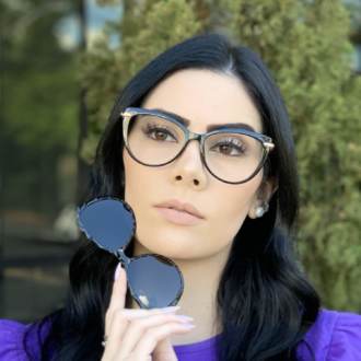 safine com br oculos 2 em 1 gatinho preto lia