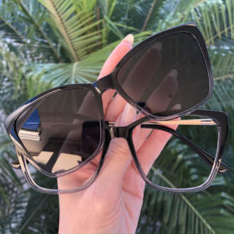 safine com br oculos 2 em 1 gatinho transparente ana