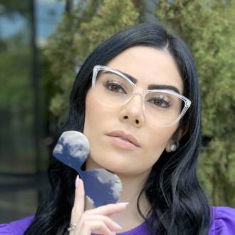 safine com br oculos 2 em 1 gatinho transparente com prata mia 1