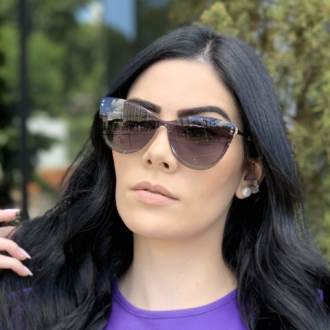 safine com br oculos 2 em 1 gatinho transparente com prata mia