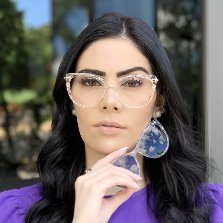 safine com br oculos 2 em 1 gatinho transparente lia 3