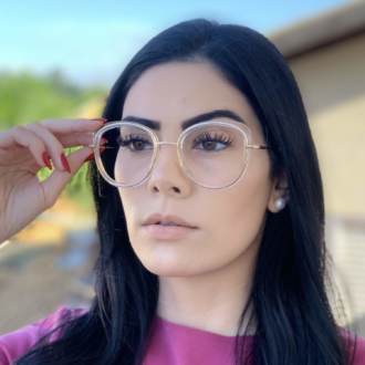 safine com br oculos de grau gatinho transparente cris 1