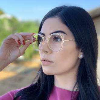 safine com br oculos de grau gatinho transparente cris