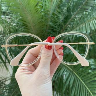 safine com br oculos de grau gatinho transparente cris 4