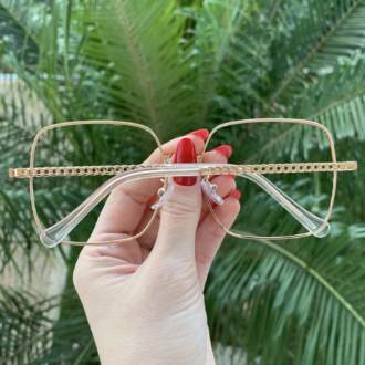 safine com br oculos de grau quadrado branco lauren 1