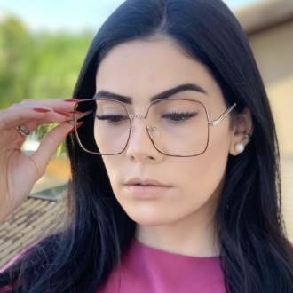 safine com br oculos de grau quadrado marrom lauren 2