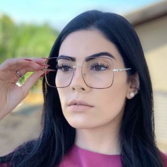 safine com br oculos de grau quadrado marrom lauren 3