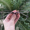 safine com br oculos de grau retangular cinza lulu