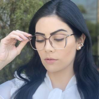 safine com br oculos de grau retangular cinza lulu 4