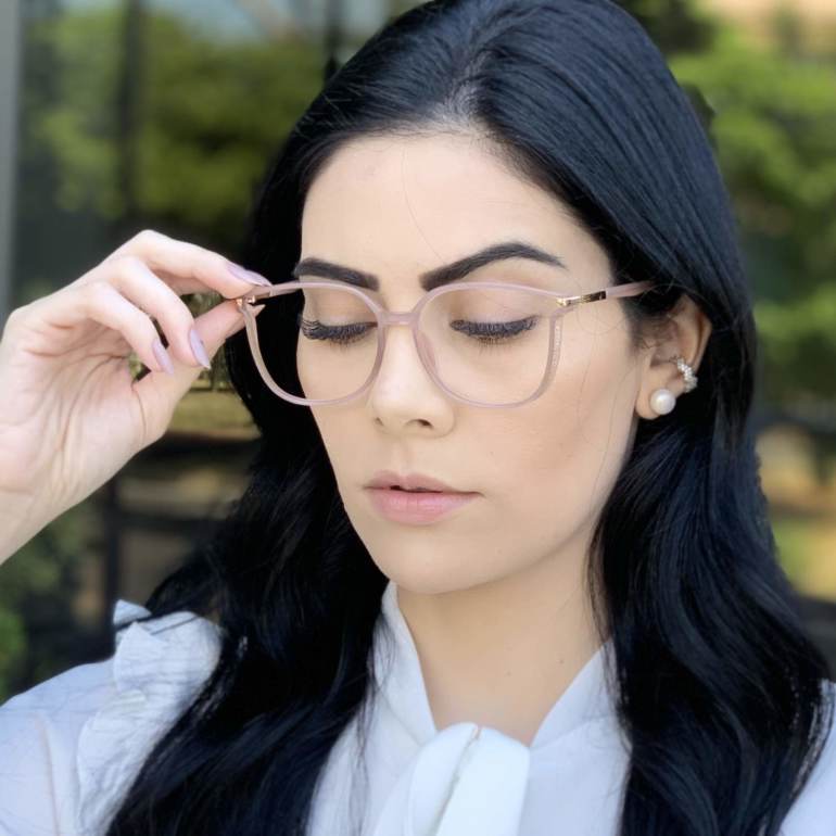 safine com br oculos de grau retangular nude lulu 4