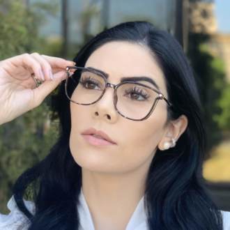 safine com br oculos de grau retangular tartaruga lulu
