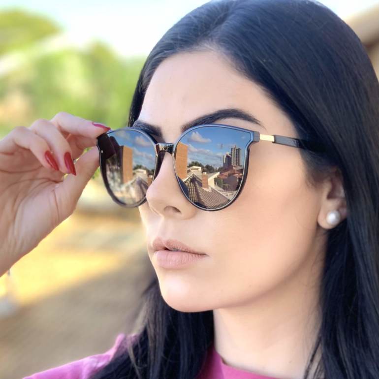 safine com br oculos de sol gatinho preto leticia