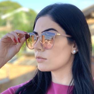 safine com br oculos de sol gatinho rosa leticia