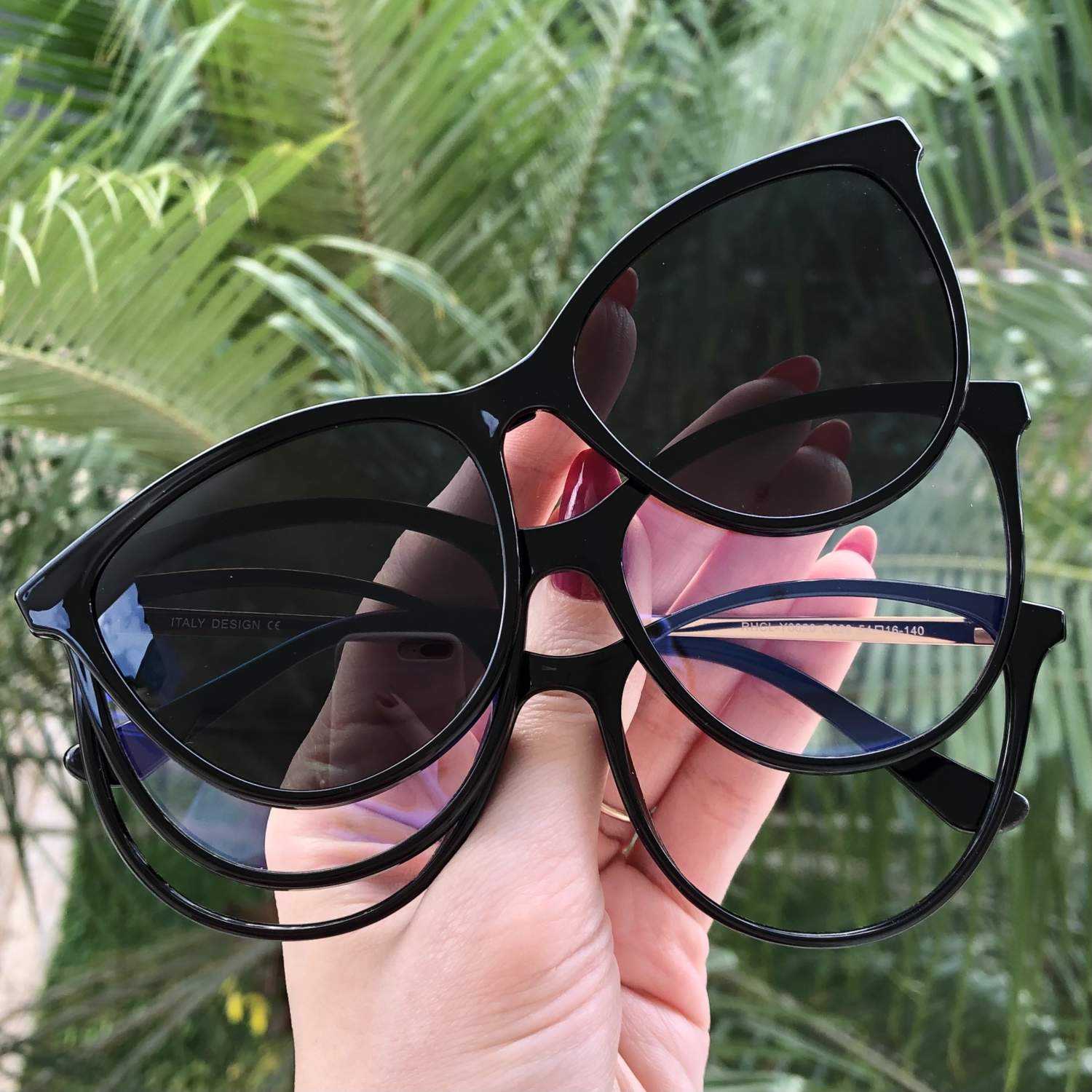 safine com br oculos 3 em 1 gatinho preto livia