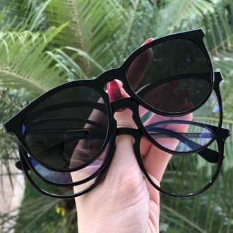 safine com br oculos 3 em 1 redondo elis preto