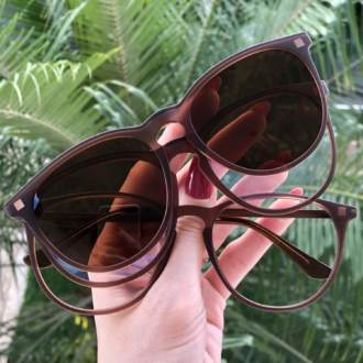 safine com br oculos 3 em 1 redondo marrom elis