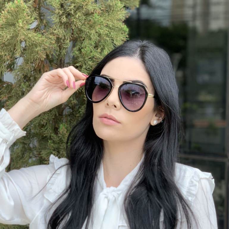 safine com br oculos de sol aviador preto nicole 1