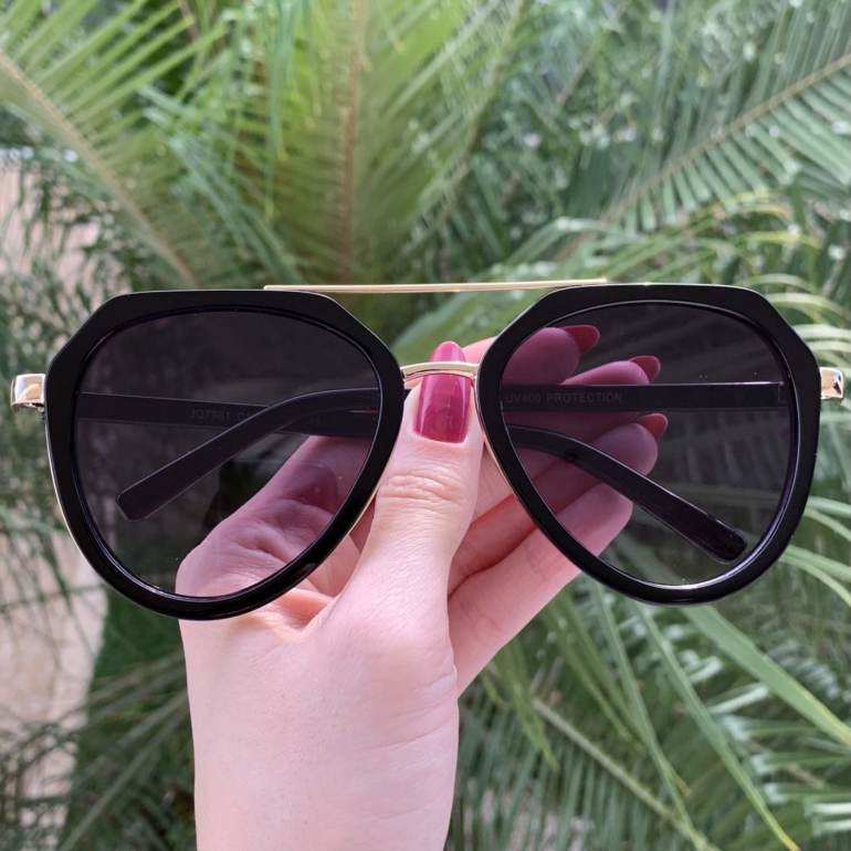 safine com br oculos de sol aviador preto nicole 3