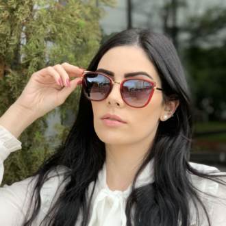 safine com br oculos de sol gatinho vermelho aline 2
