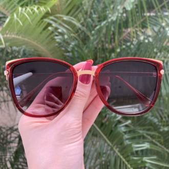 safine com br oculos de sol gatinho vermelho aline