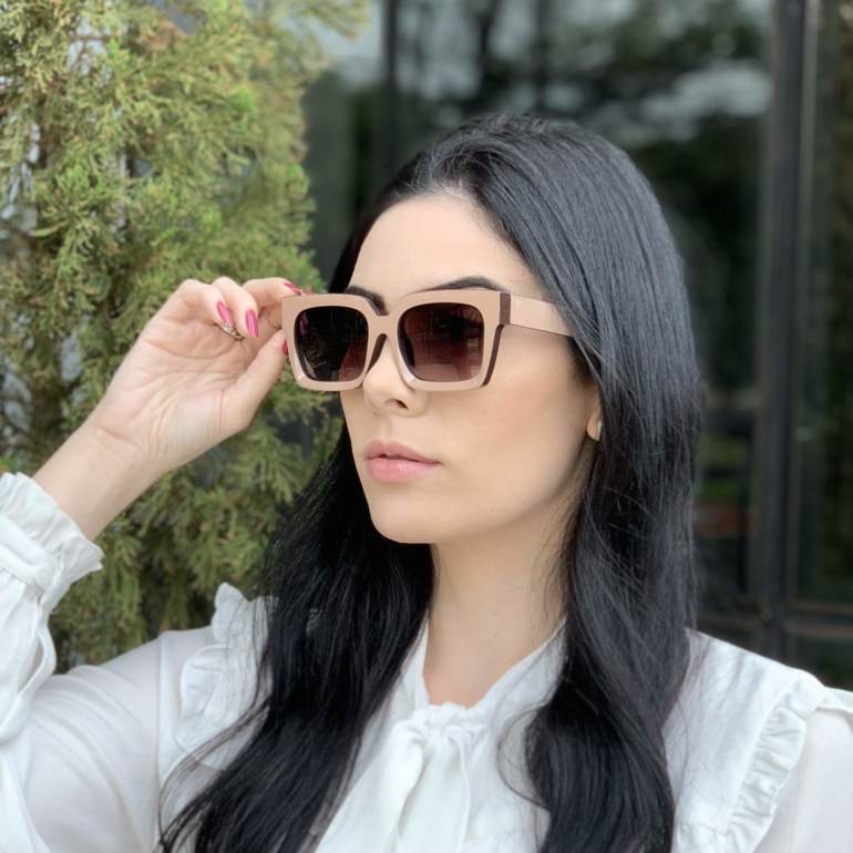 safine com br oculos de sol retangular nude martina