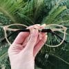 safine com br oculos de grau em metal redondo dourado julia 4