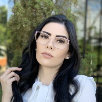 safine com br oculos de grau gatinho de metal lilas taisa 1
