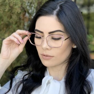 safine com br oculos de grau gatinho de metal lilas taisa