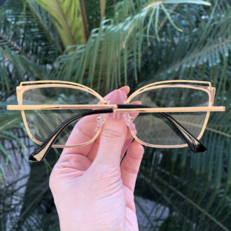 safine com br oculos de grau gatinho de metal lilas taisa 4