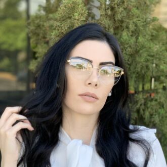 safine com br oculos de grau gatinho de metal preto agnes 2