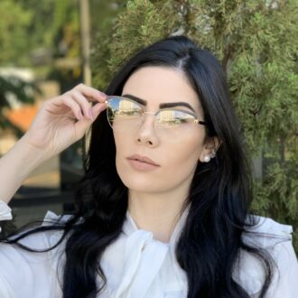 safine com br oculos de grau gatinho de metal preto agnes 9
