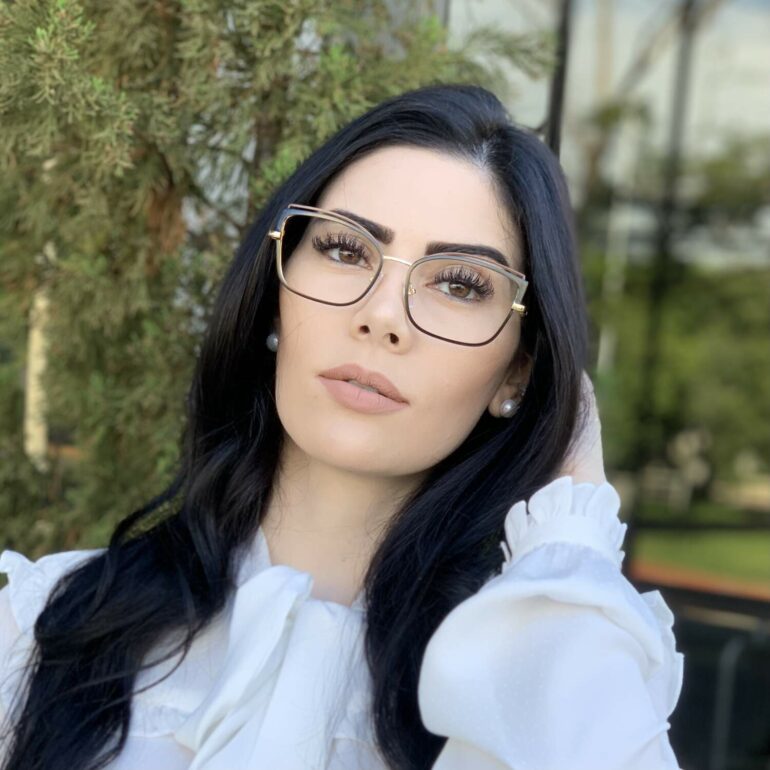 safine com br oculos de grau gatinho de metal preto taisa 2
