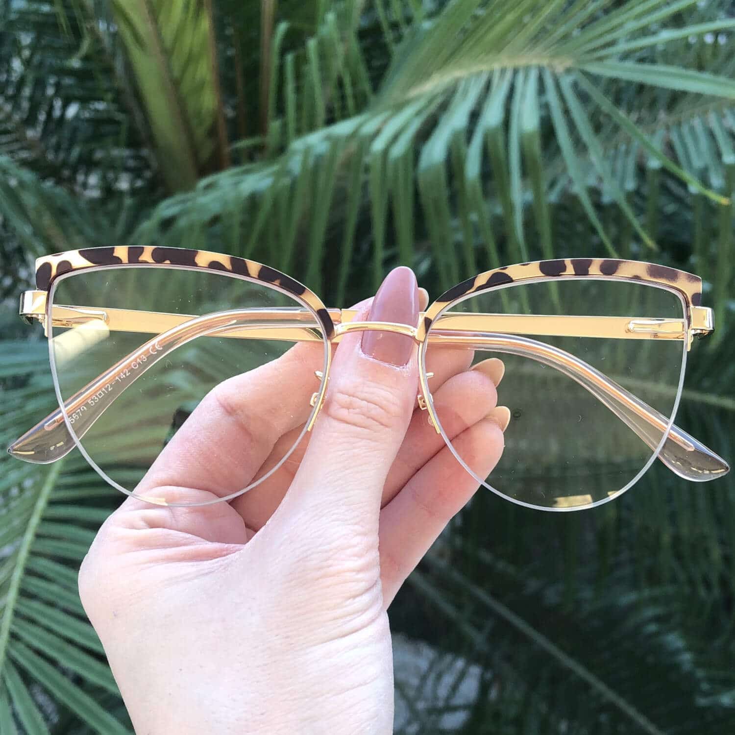 safine com br oculos de grau gatinho de metal tartaruga agnes 5