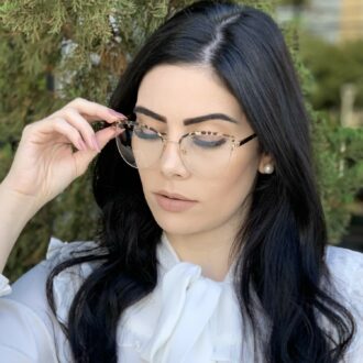 safine com br oculos de grau gatinho de metal tartaruga agnes 9