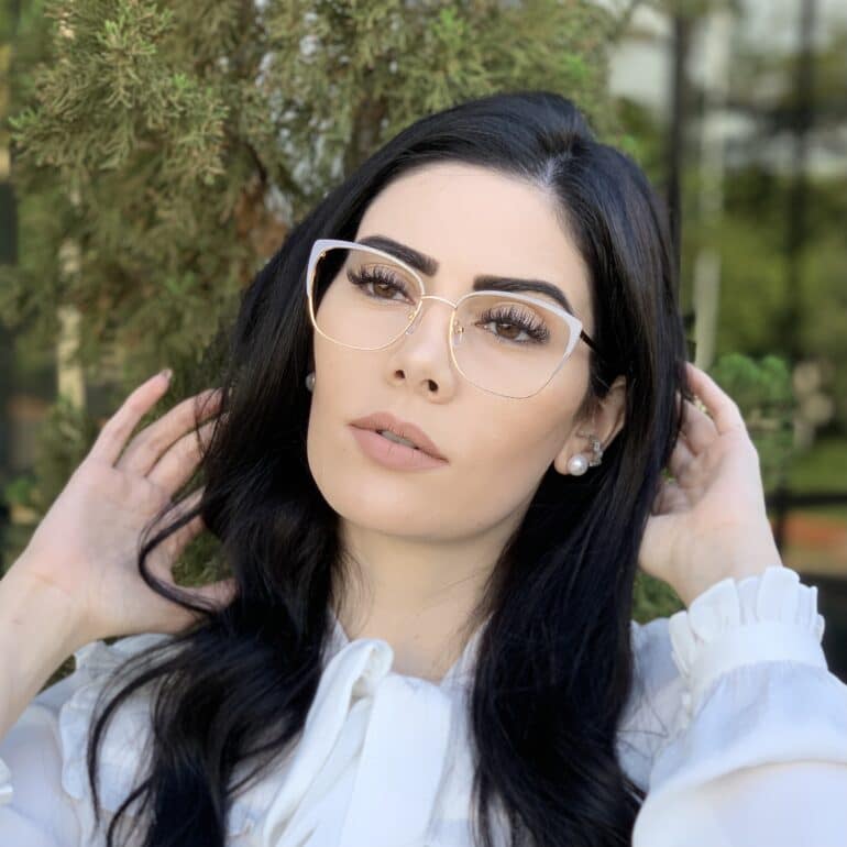 safine com br oculos de grau metal gatinho cinza gina 2