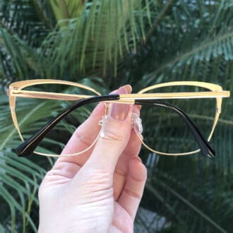 safine com br oculos de grau metal gatinho preto gina 4
