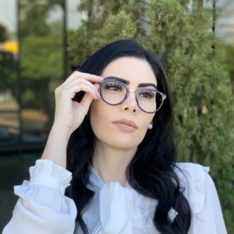 safine com br oculos de grau redondo azul lina 4