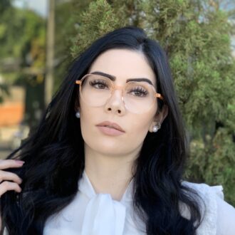safine com br oculos de grau redondo laranja mage 2 0 7