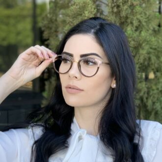 safine com br oculos de grau redondo marrom lina 2