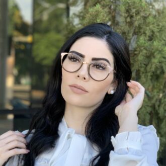 safine com br oculos de grau redondo marrom lina 4
